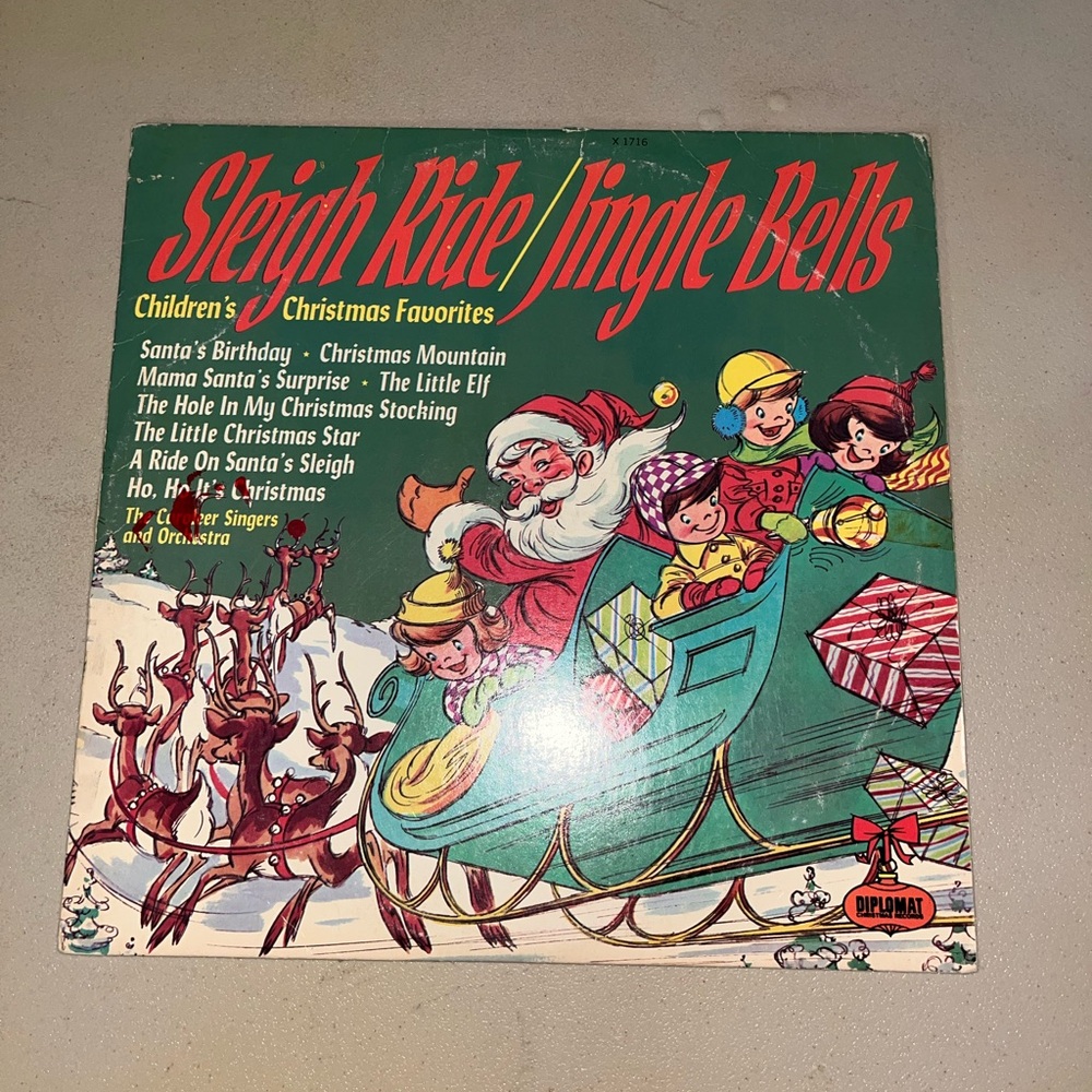 Sleigh Ride Jingle Bells Vinyl Album